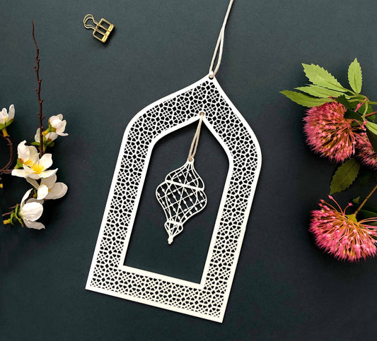 Ramadan vægophæng - Bue & Lanterne sæt