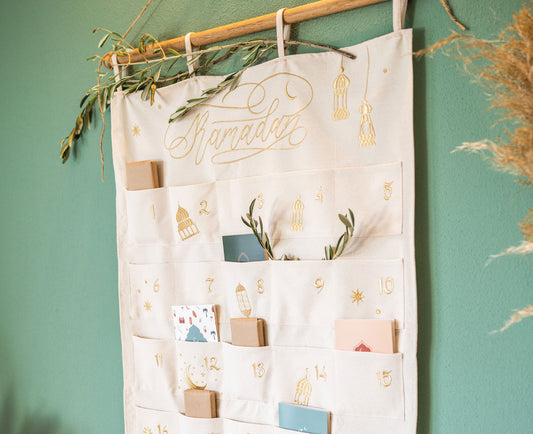 Ramadankalender i stof - natur