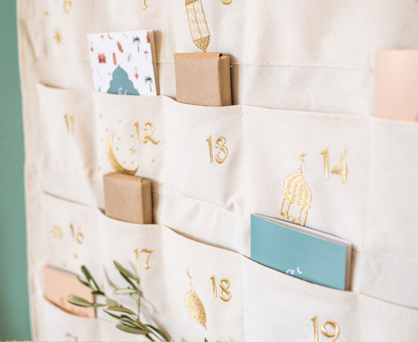 Ramadankalender i stof - natur