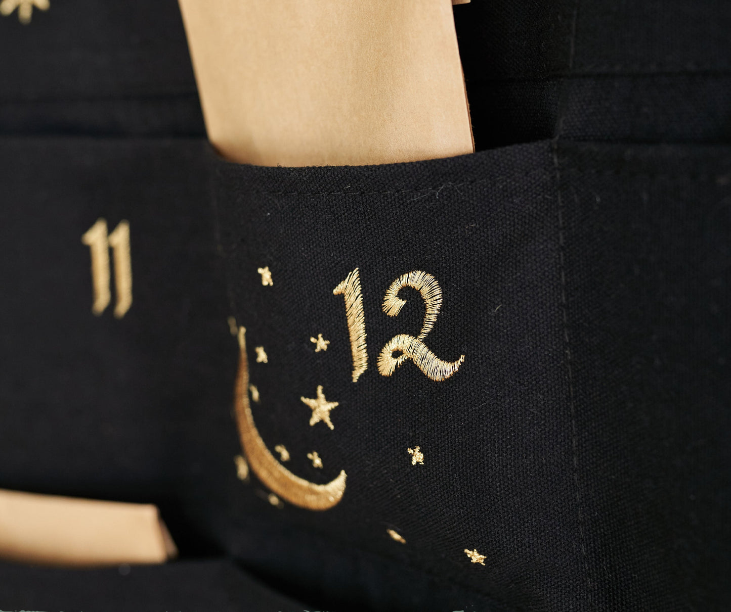 Ramadankalender i stof - sort