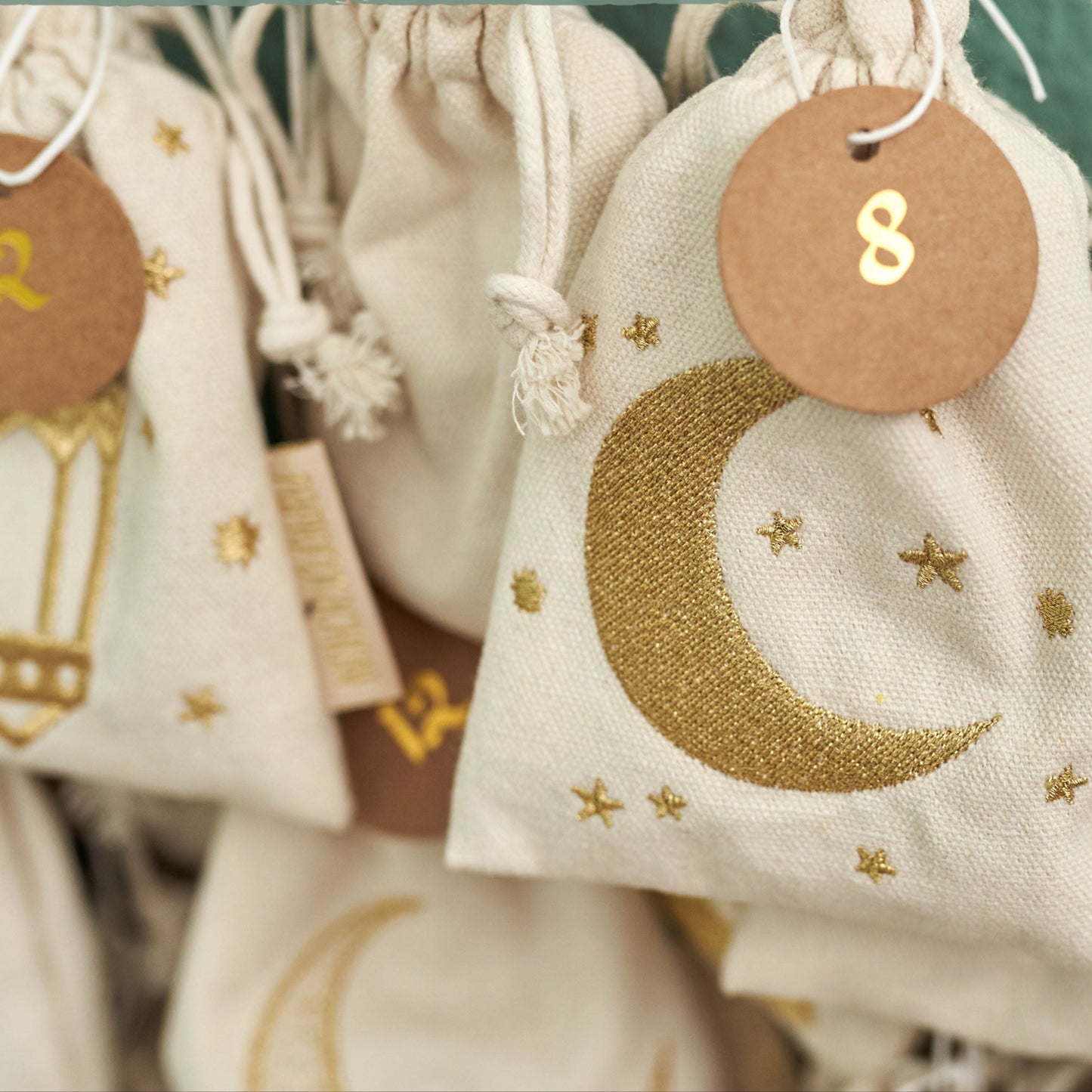 Ramadankalender - 30 stofposer - natur