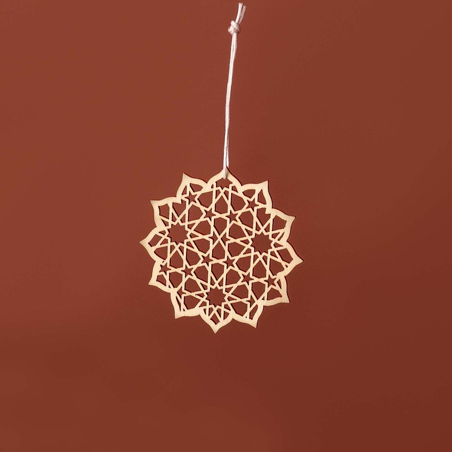 Ramadan ophæng i træ - 12-pak - Natur