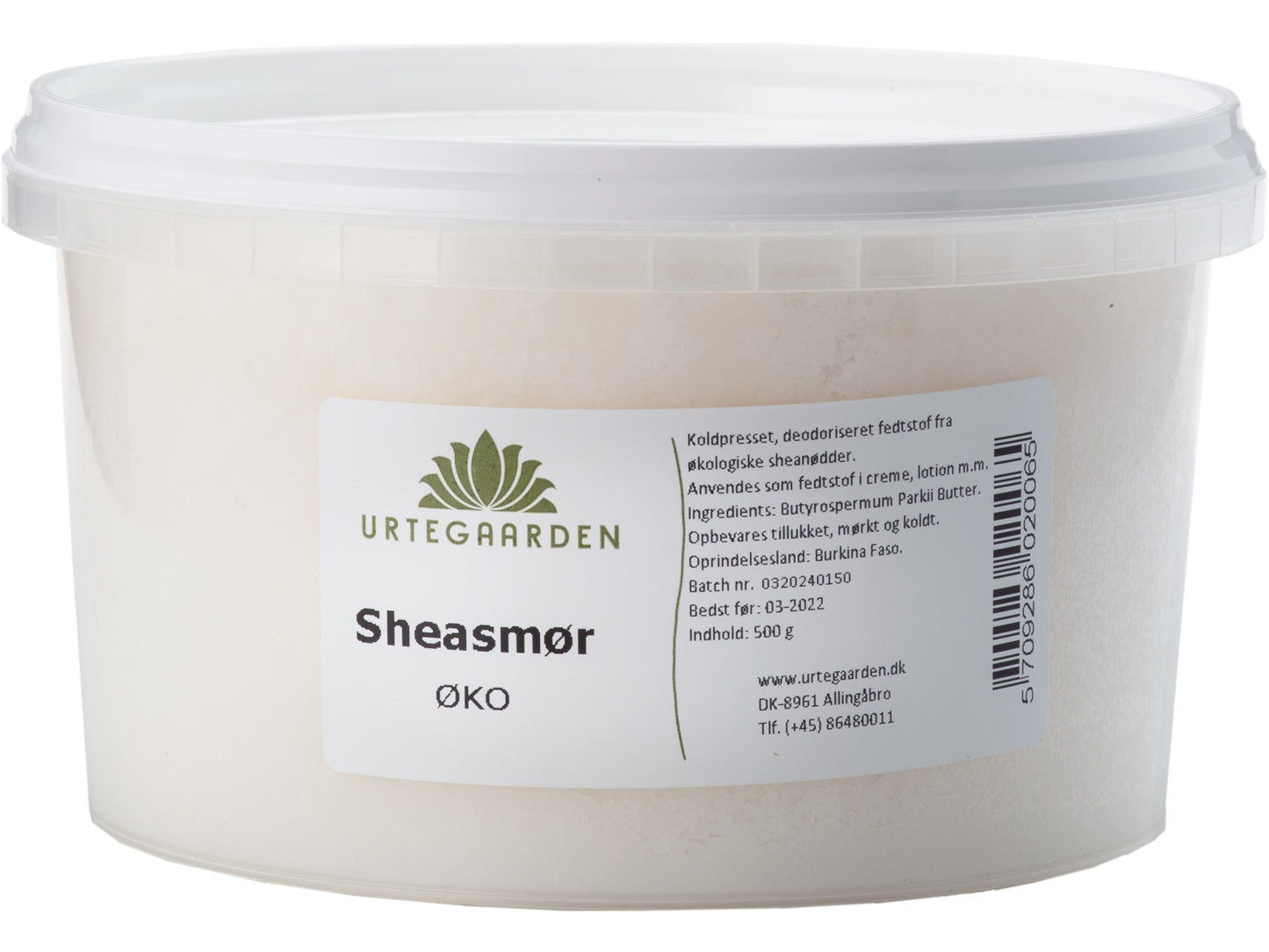 Urtegaarden - Økologisk Sheasmør
