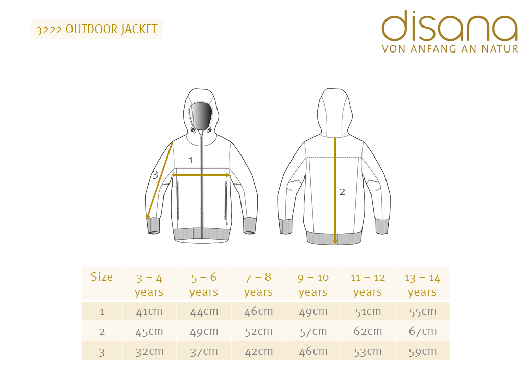 Disana - outdoor jakke i økologisk kogt uld - PREORDER