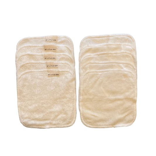 My Little Gem - Vaskeklude i bambusvelour - 10 stk