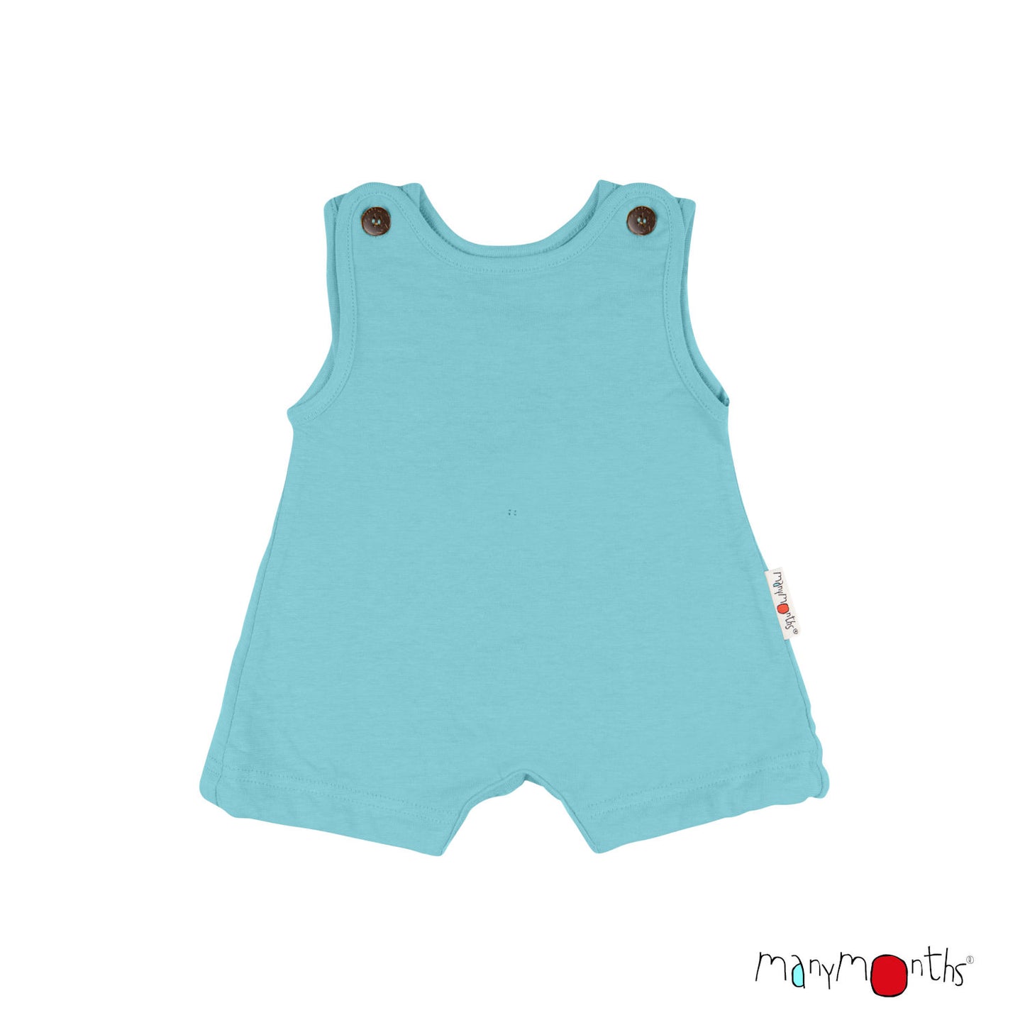 ECO Hempies Bubble Romper, Angel Turquoise