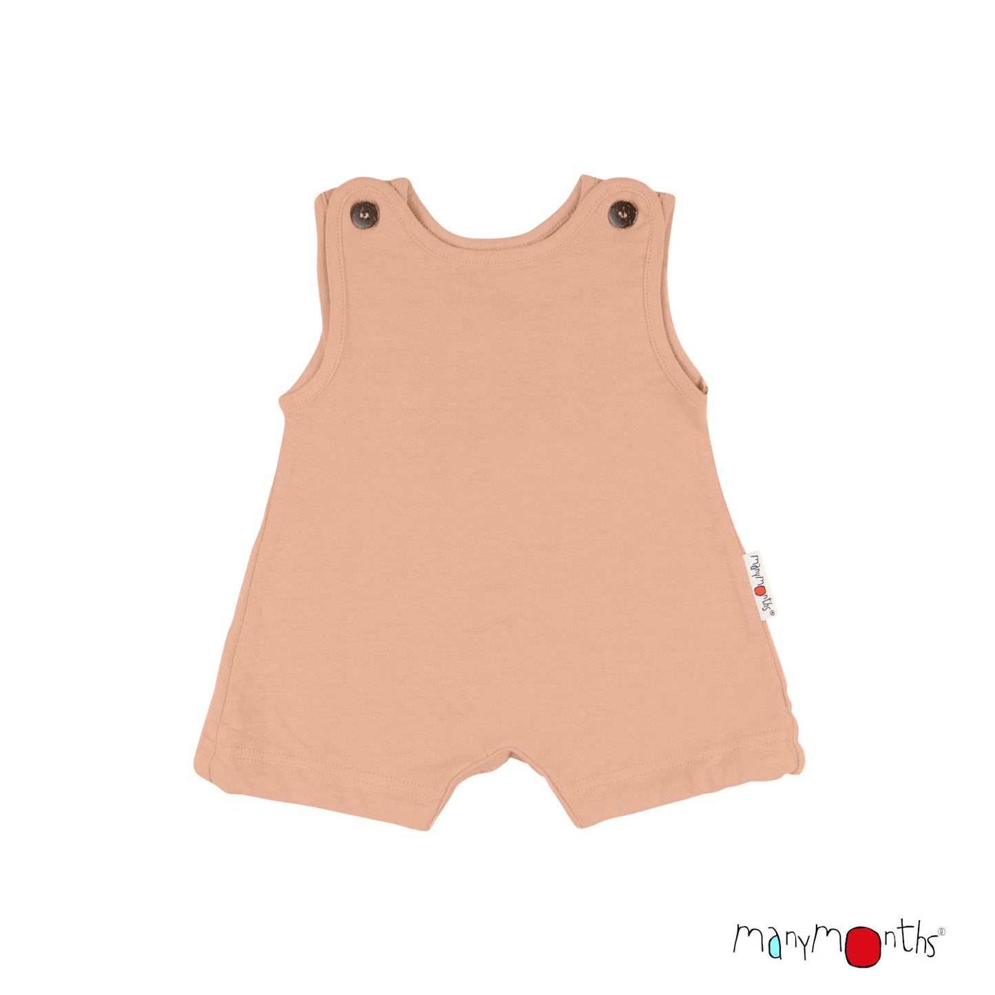 ECO Hempies Bubble Romper, Apricot Cheese