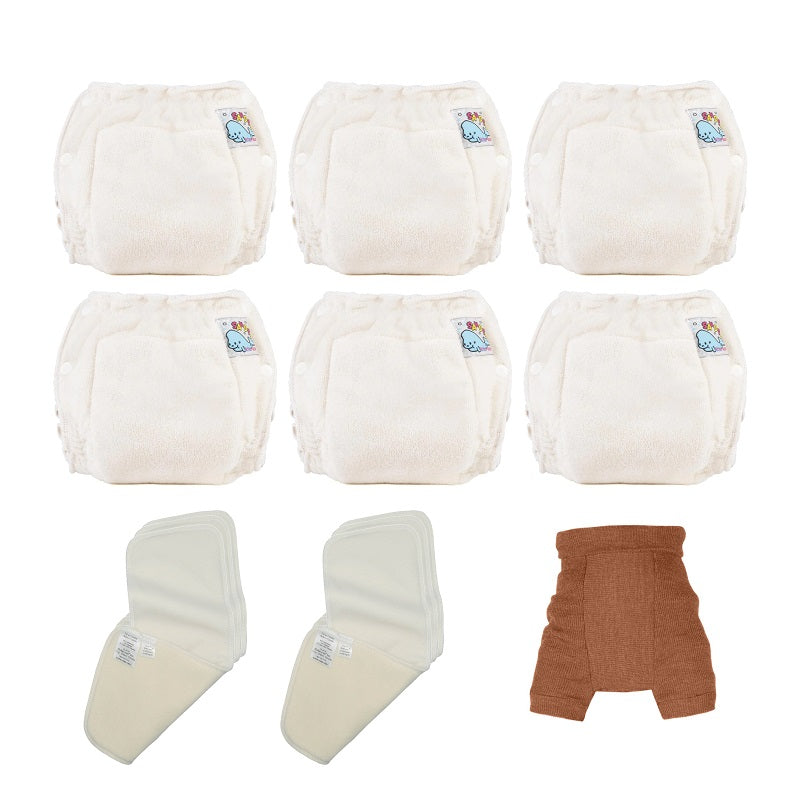 Mother ease Startpakke - Sandy's™ formsyede og ManyMonths uldshorties