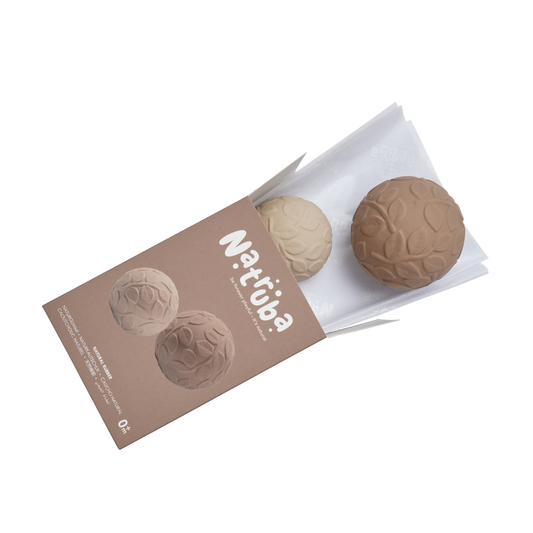 Sansebold sæt á 2 bolde, Leaf brun