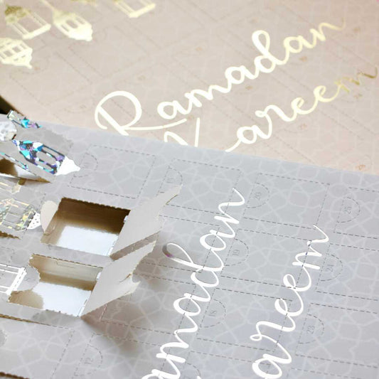 Ramadan chokoladekalender - Cream & Gold