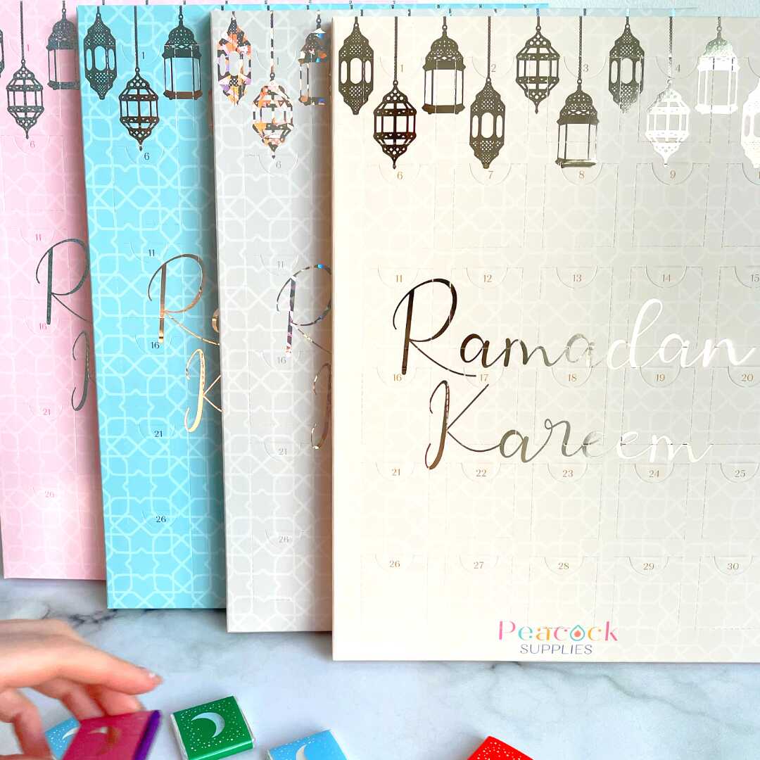 Ramadan chokoladekalender - White & Iridescent