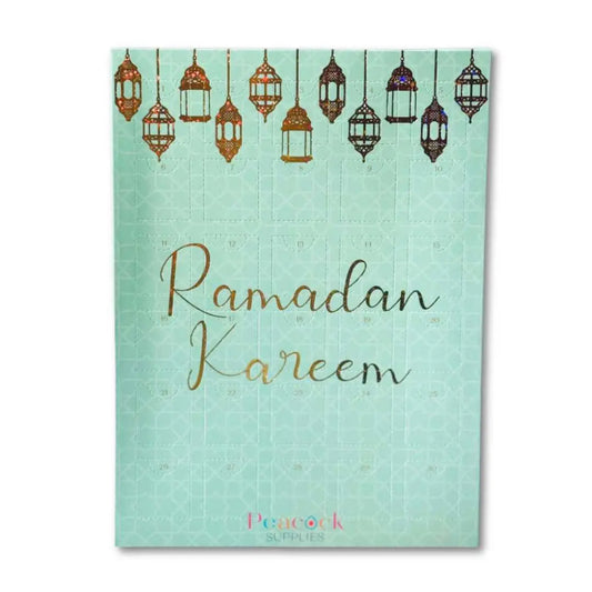 Ramadankalender med slik - Green & Gold