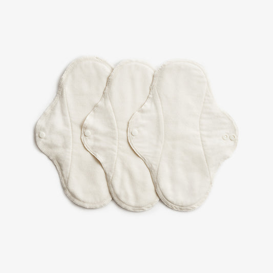 ImseVimse - Stofbind Active Regular (Dagsbind) - Natur - 3 stk