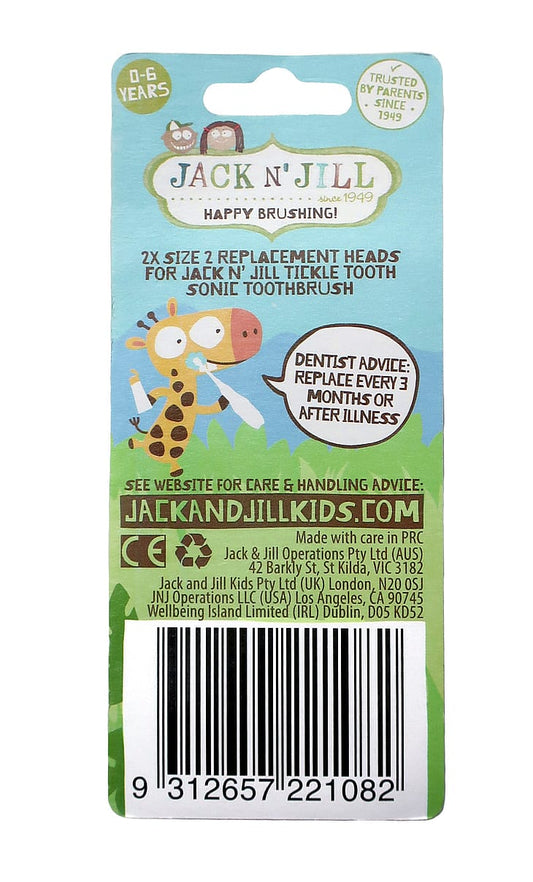 Tandbørstehoveder til Tickle Tooth tandbørsten