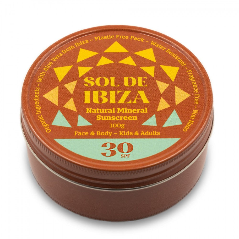 Sol de Ibiza Solcreme - fysisk solfilter - SPF30