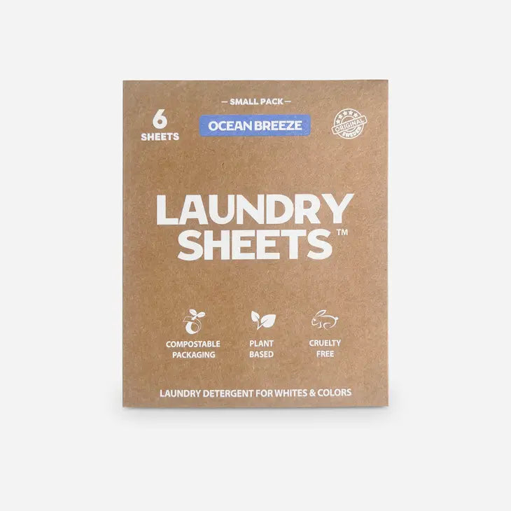 Laundry Sheets - vaskemiddel i ark - Ocean Breeze