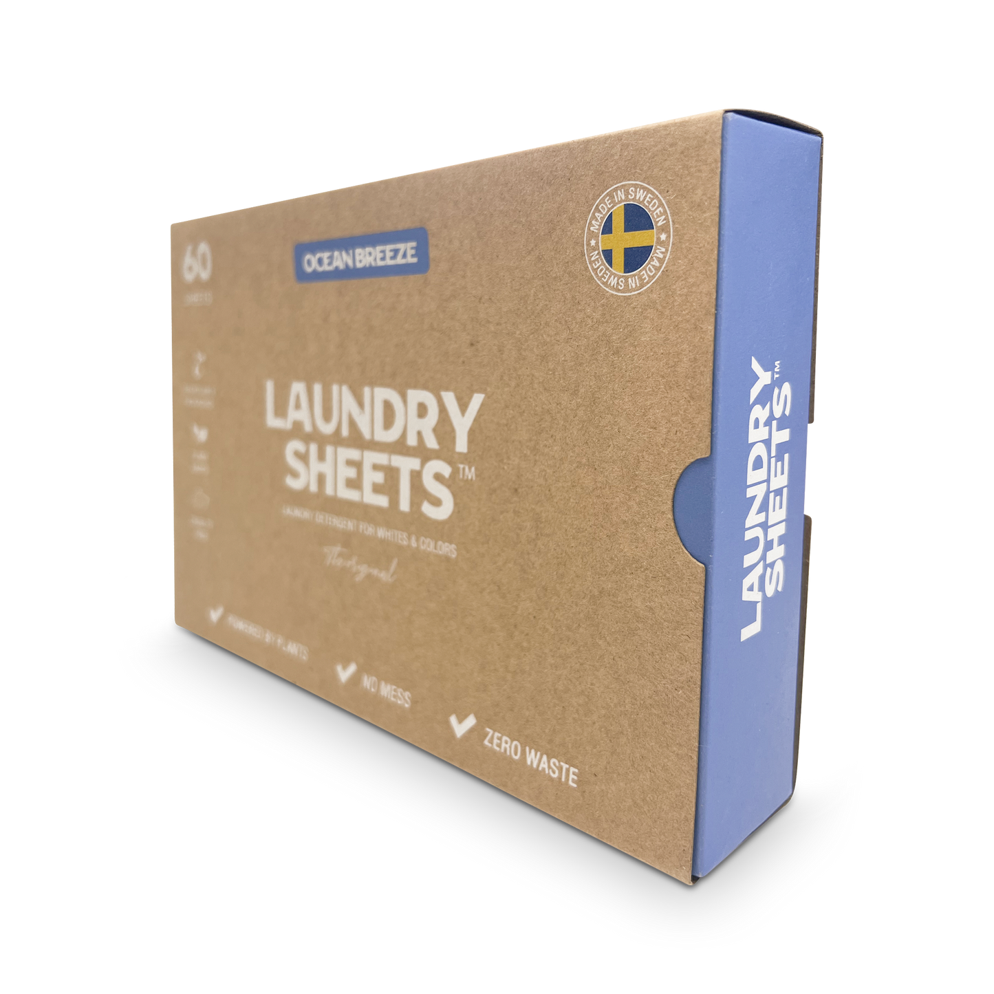 Laundry Sheets - vaskemiddel i ark - Ocean Breeze