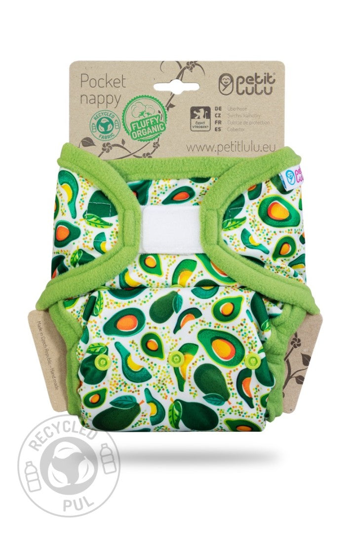 Petit Lulu - Fluffy Organic lommeble velcro