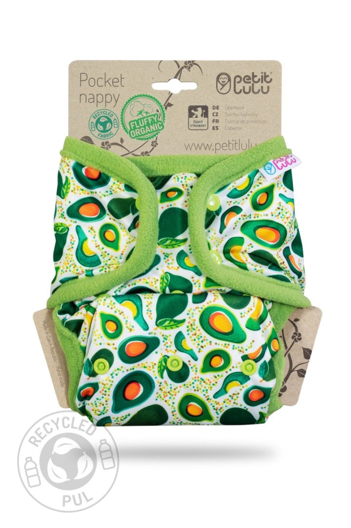 Petit Lulu - Fluffy Organic lommeble trykknapper