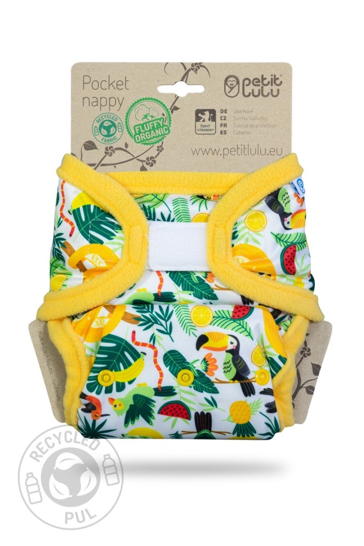 Petit Lulu - Fluffy Organic lommeble velcro