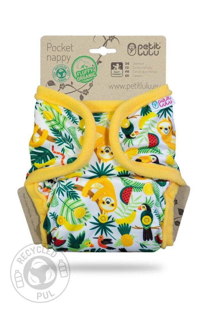 Petit Lulu - Fluffy Organic lommeble trykknapper