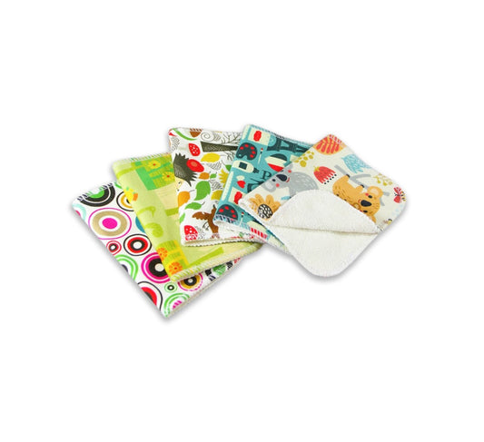 Petit Lulu - Vaskeklude - Bambus - 5 stk