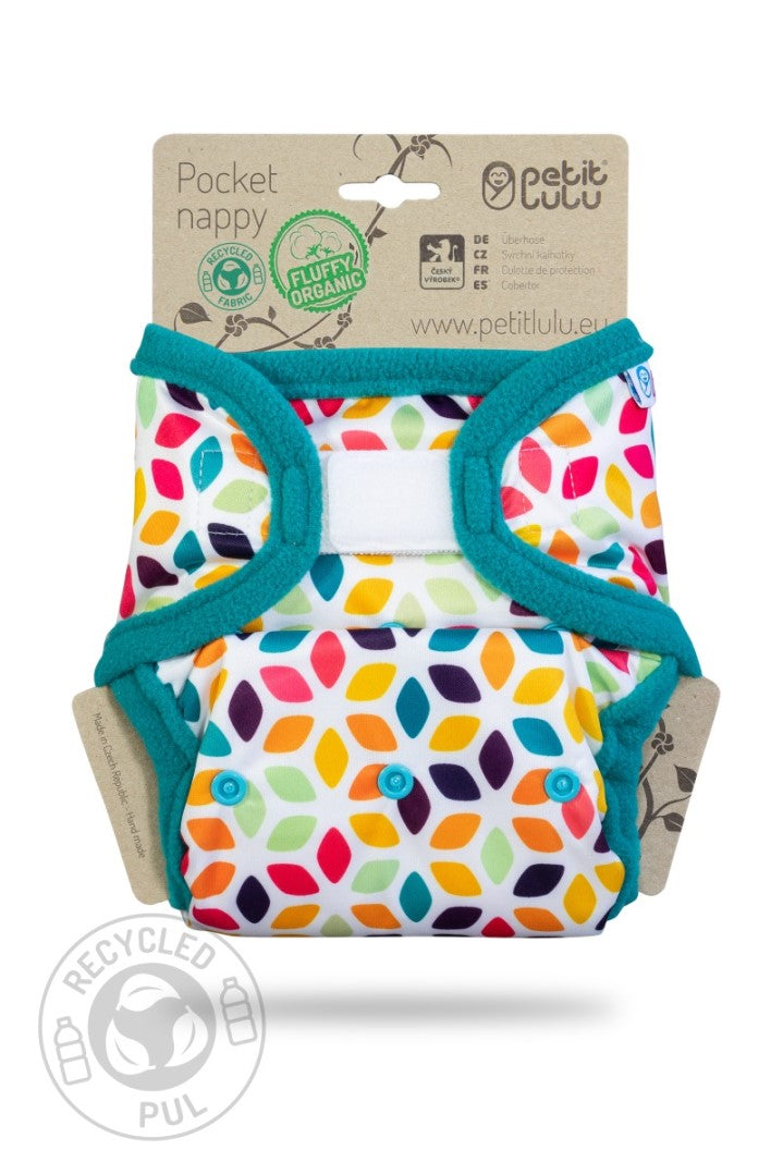 Petit Lulu - Fluffy Organic lommeble velcro