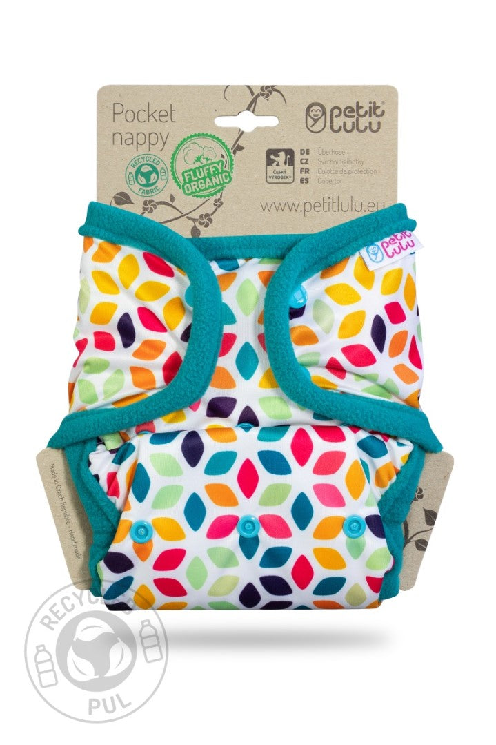 Petit Lulu - Fluffy Organic lommeble trykknapper