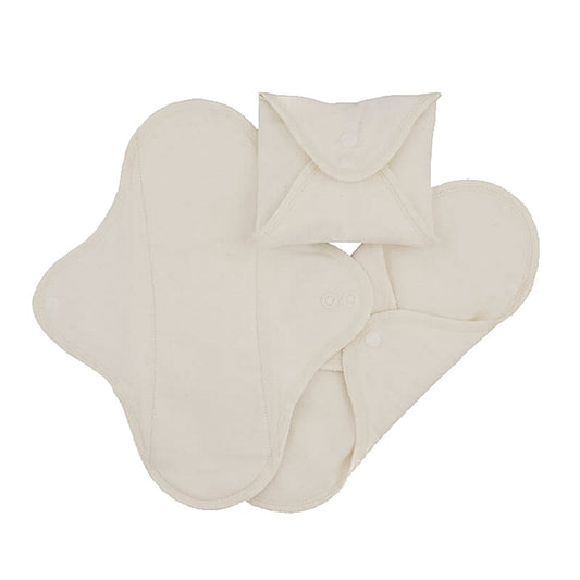 ImseVimse - Stofbind Classic Regular (Dagsbind) - Natur - 3 stk