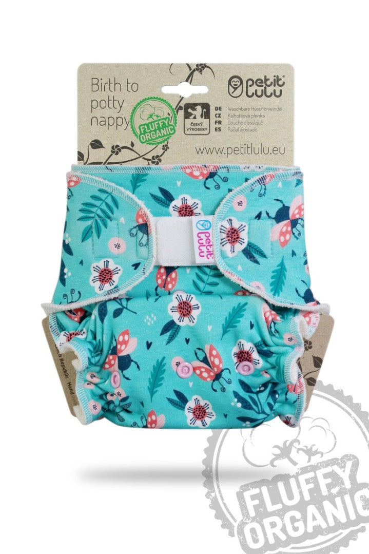 Petit Lulu - Fluffy Organic formsyet ble velcro