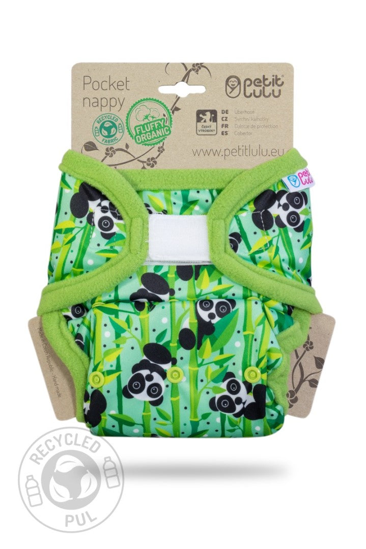 Petit Lulu - Fluffy Organic lommeble velcro