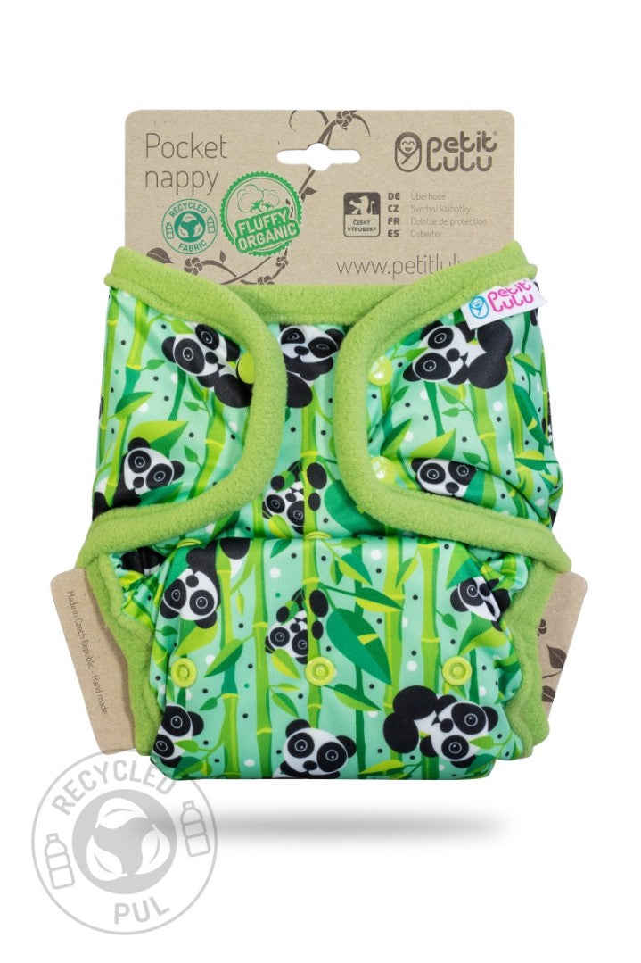 Petit Lulu - Fluffy Organic lommeble trykknapper