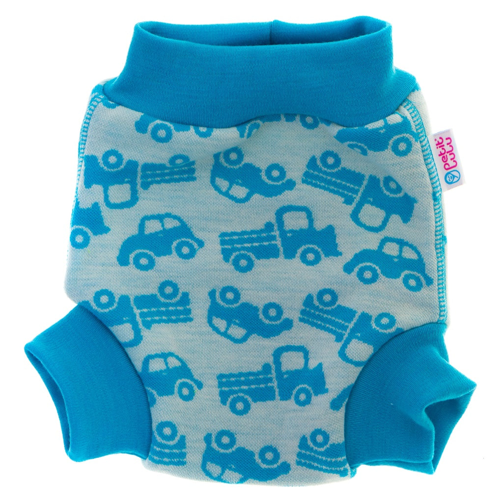 Petit Lulu - Uldblebuks - Turquoise Cars