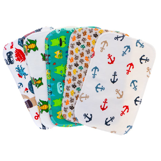 Petit Lulu - Vaskeklude - Bambus - 5 stk