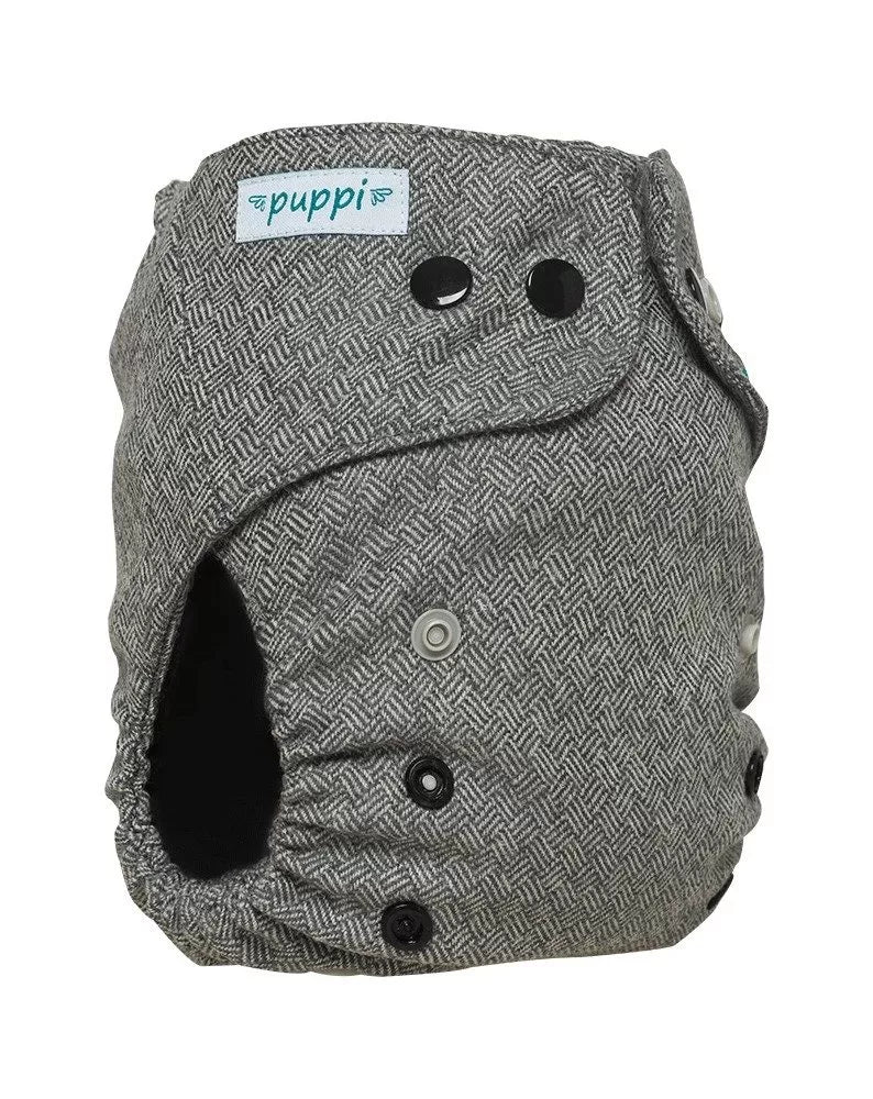 Puppi - SIO Cover i Merinould - One size Plus - Trykknapper