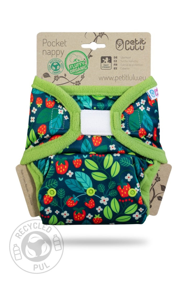 Petit Lulu - Fluffy Organic lommeble velcro