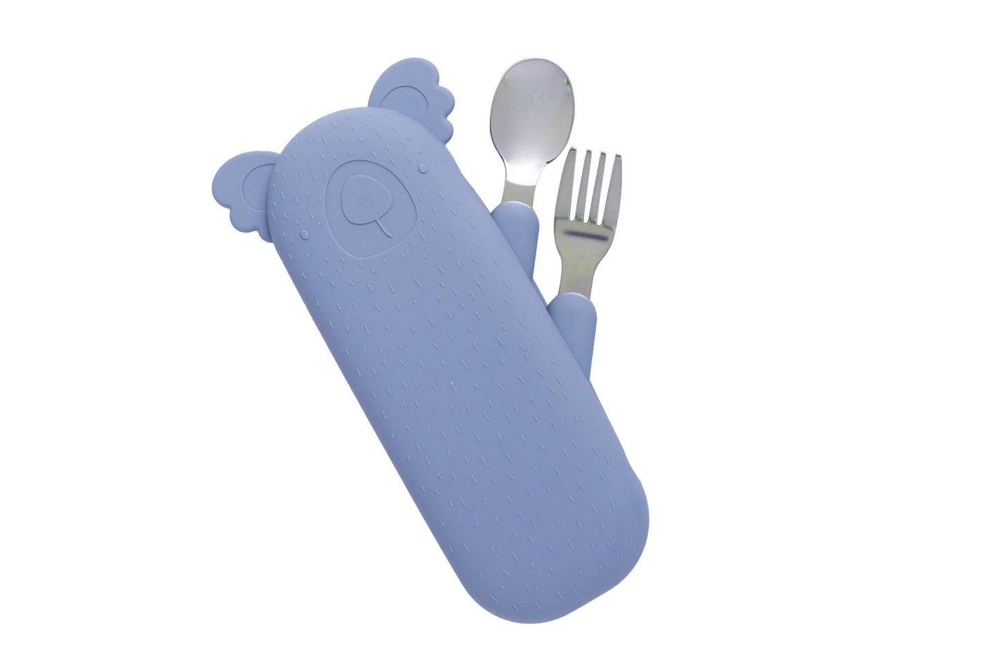 Zoe the Koala Børnebestik med etui - Fog Blue