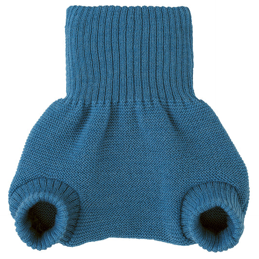 Disana - Blebukser i strikket økologisk merinould - Dove Blue