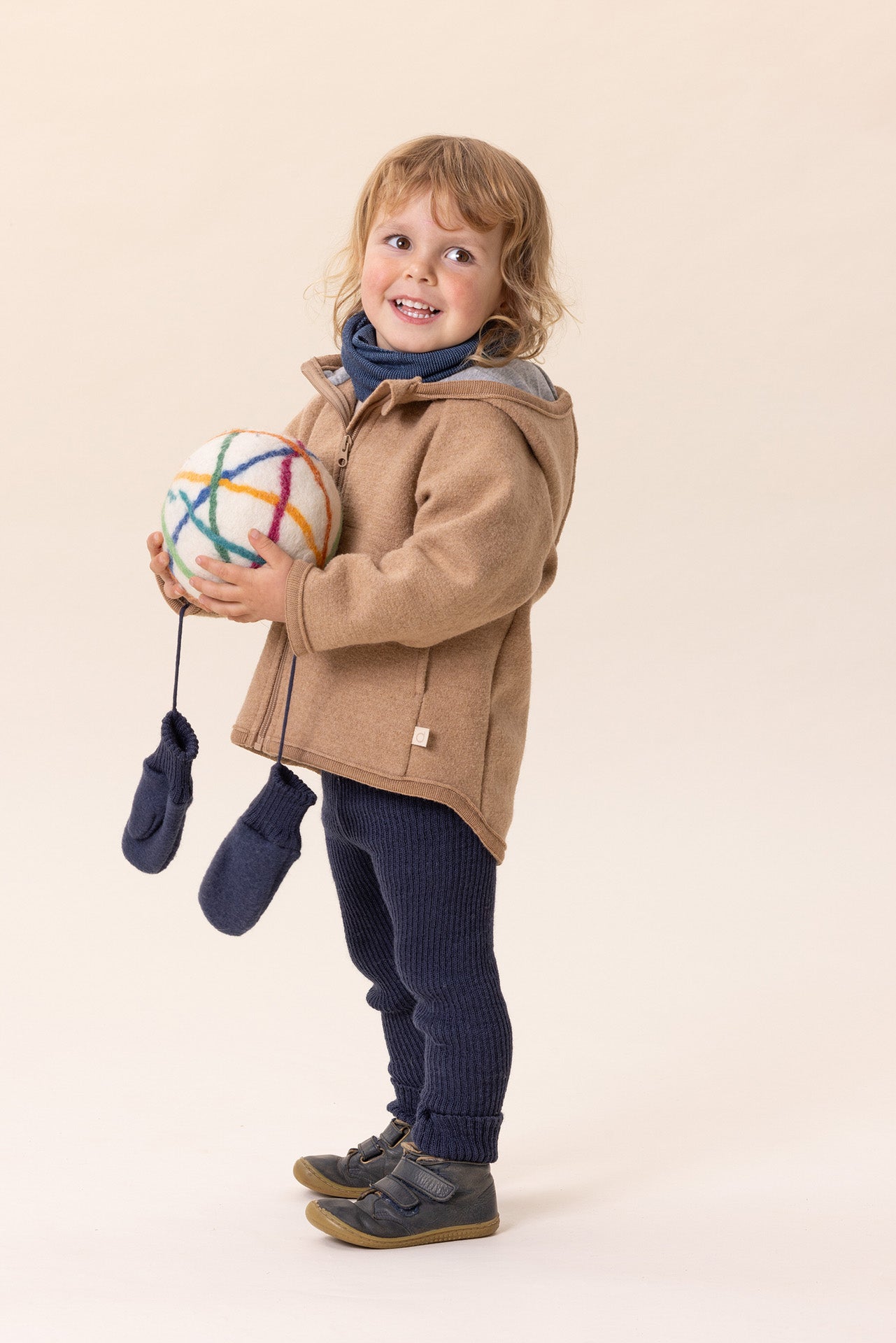 Disana - leggings i økologisk ribstrikkede merinould - PREORDER