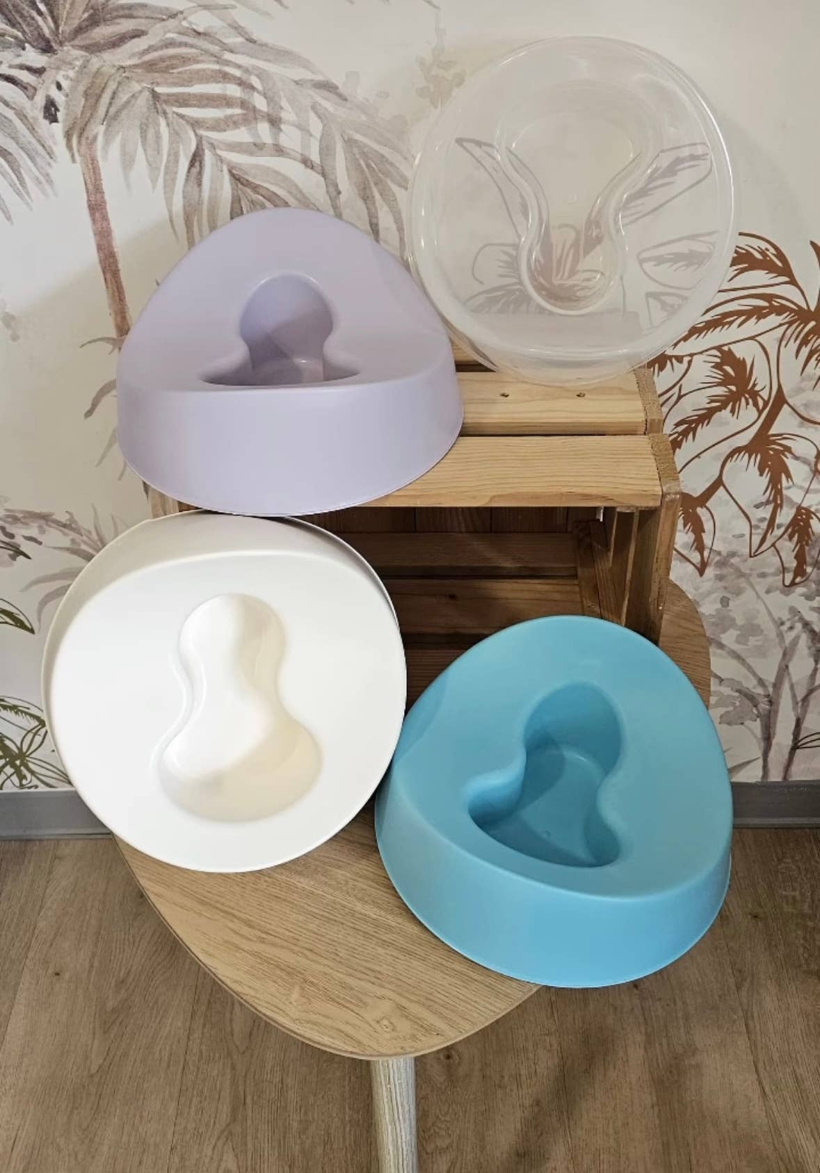 Ergonomisk potte til babyer (+8 mdr.) - blå