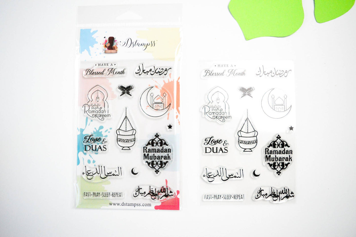 Ramadan Stempelsæt – DIY Moské, Måne & Kalligrafi Stempler til Kort og Pynt