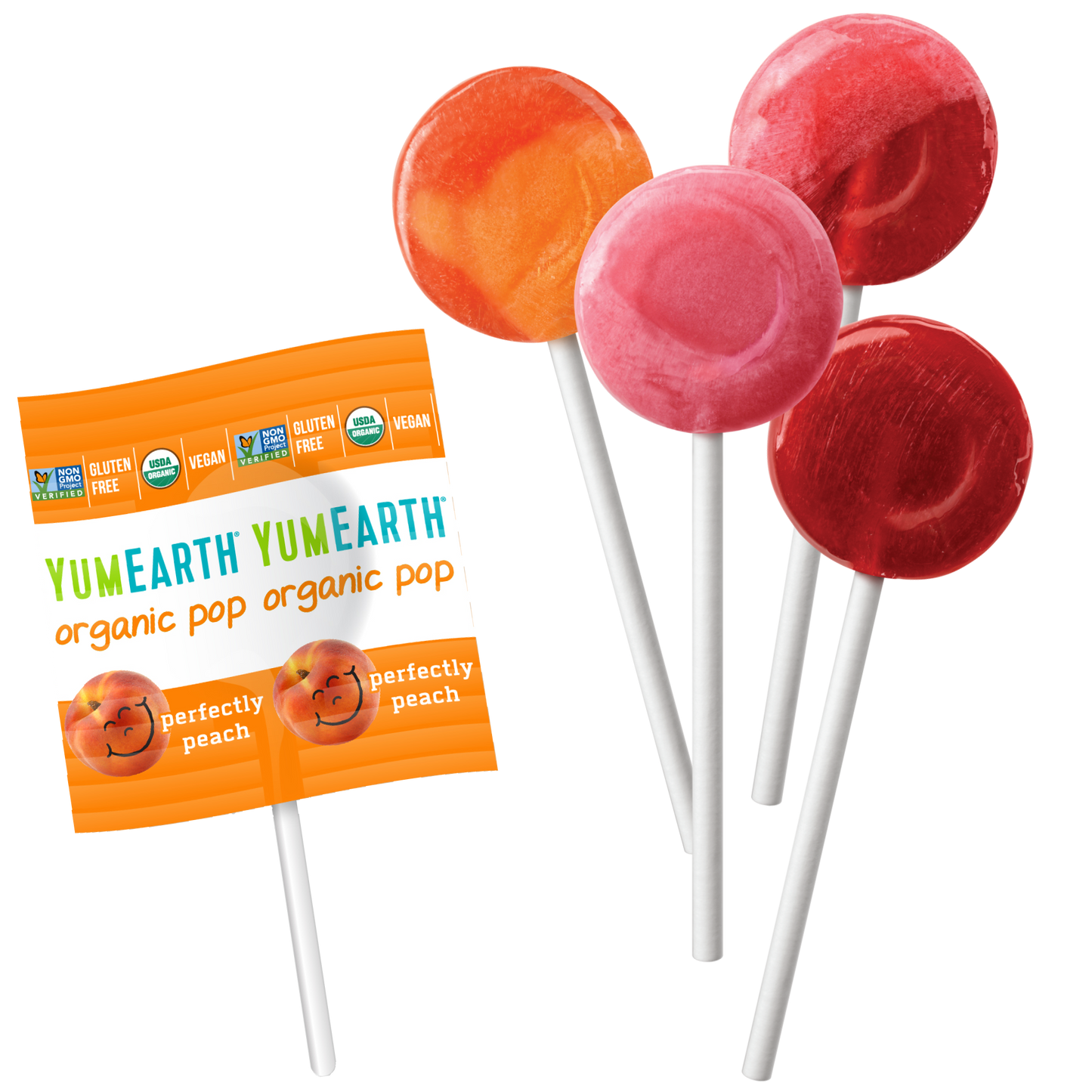 YumEarth økologiske slikkepinde x14 - Original Pops
