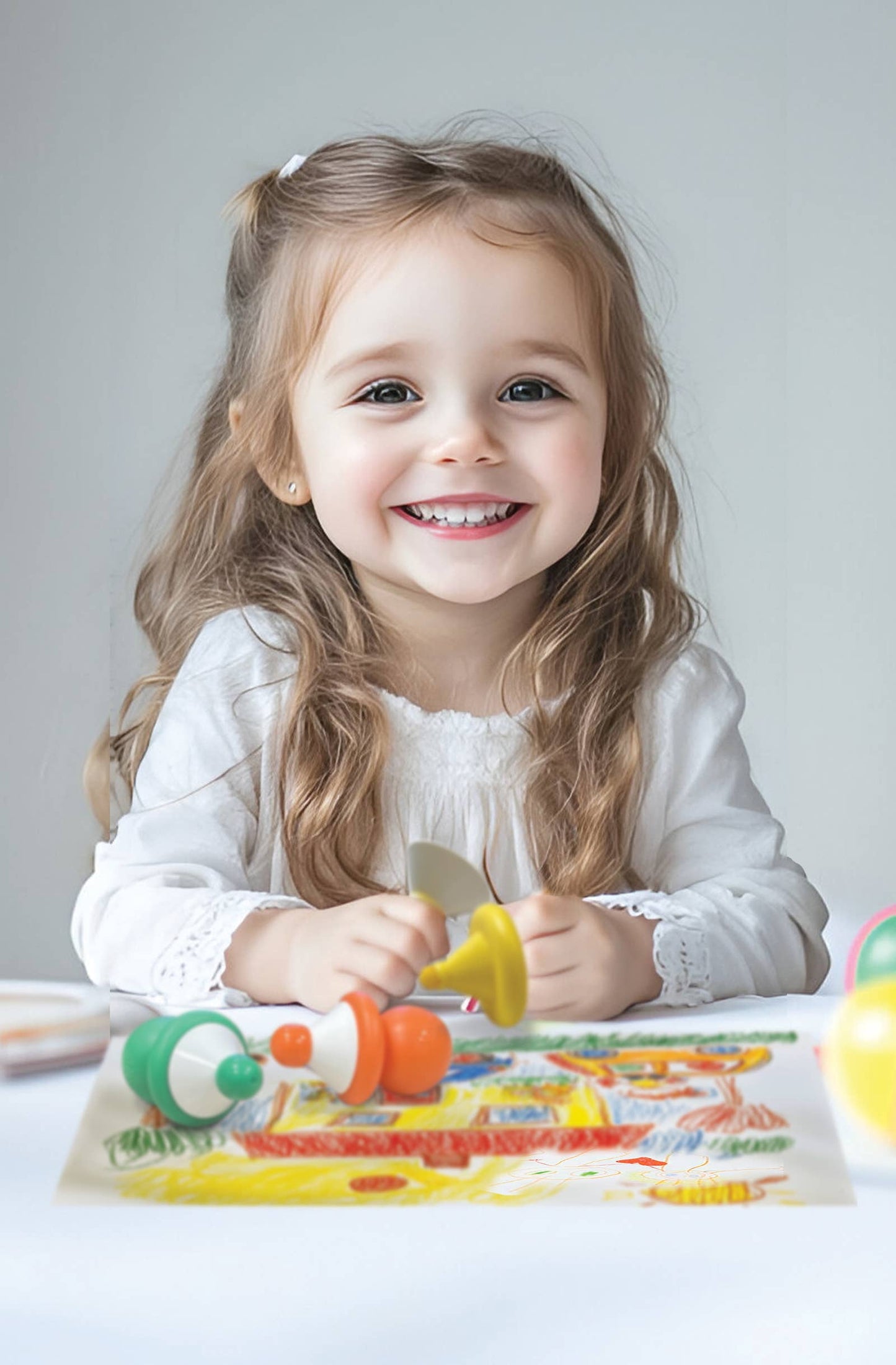 Mine første tuscher - 6 stk. - fra 1 år