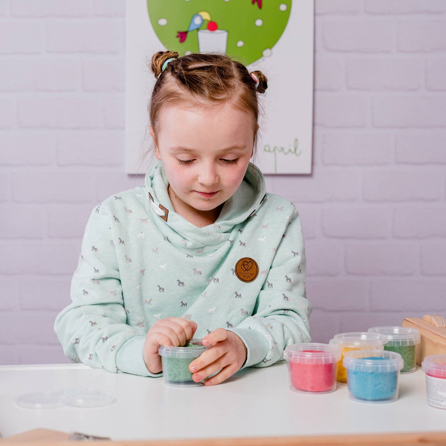 Modellervoks - 4 stk - Økologisk - Yuki - Basisfarver