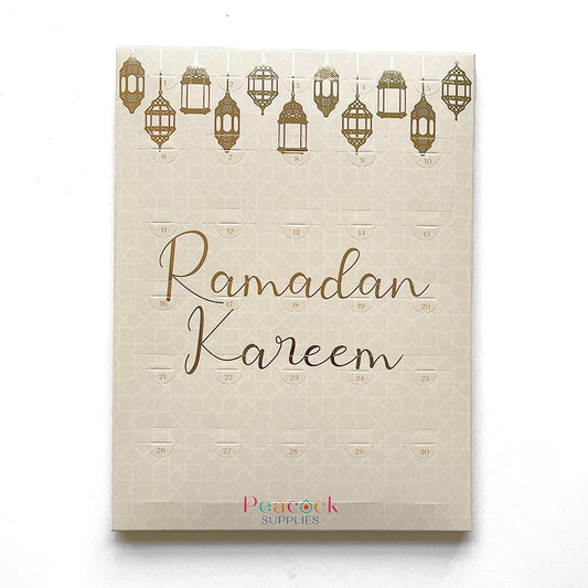 Ramadan chokoladekalender - Cream & Gold