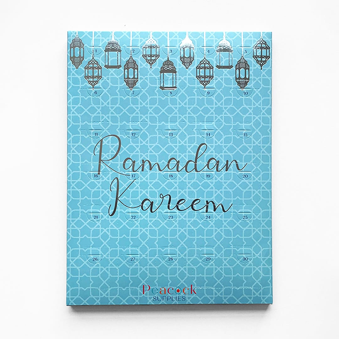 Ramadan chokoladekalender - Blue & Silver