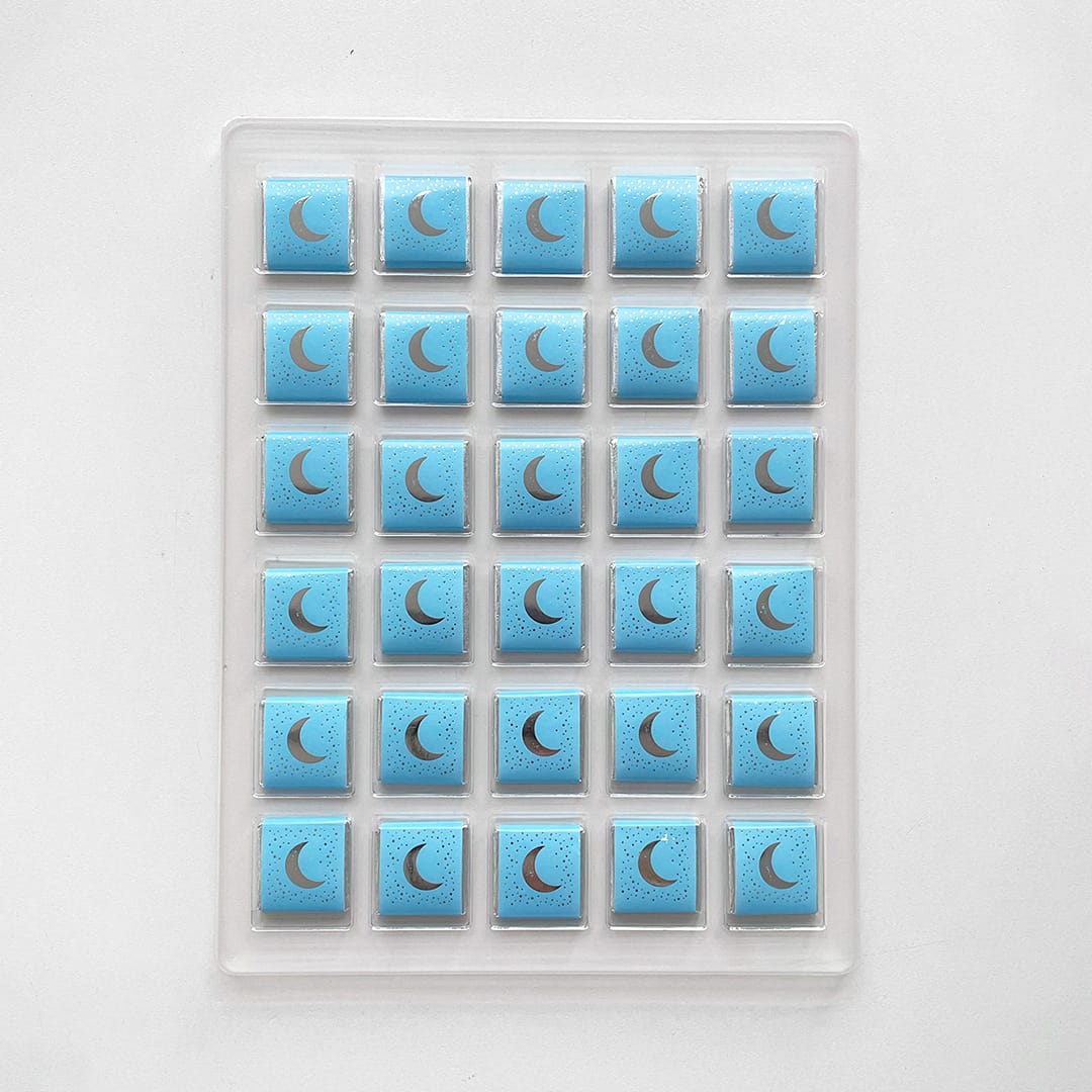 Ramadan chokoladekalender - Blue & Silver