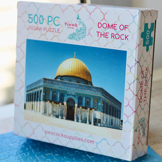 Klippemoskéen (Qubbat al-sakhra) Puslespil - 500 brikker