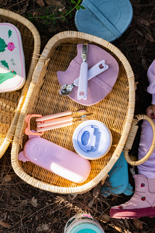 Zoe the Koala Cutlery Set and Case - Jade