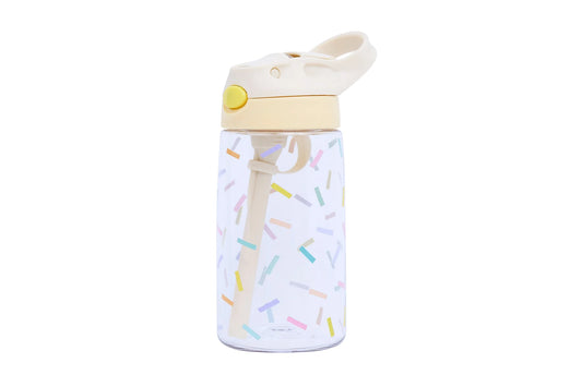 Tritan drikkedunk med sugerør - 480 ml - Confetti